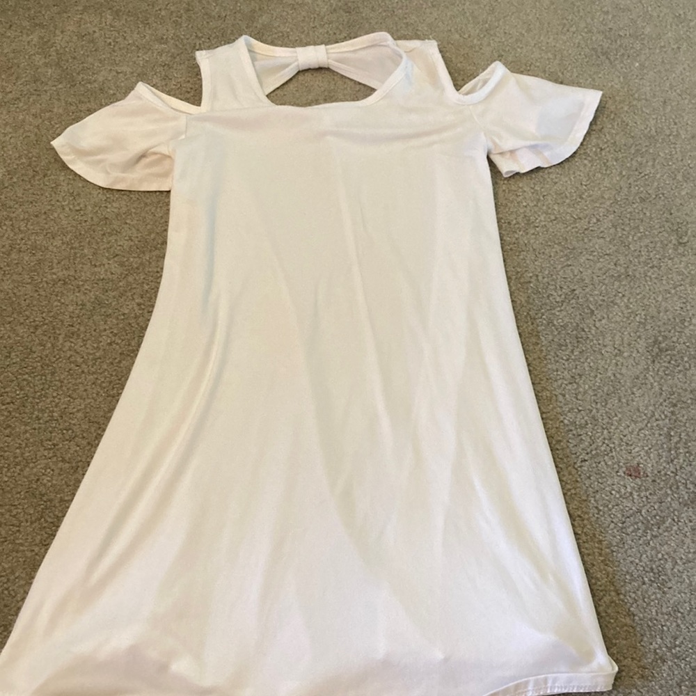 White kids dress